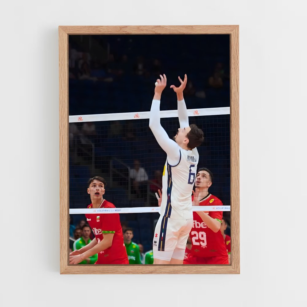 Poster Volleyball league internationaux (vue 4)